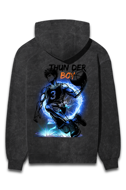 ACID WASH HOODIE THUNDER BOY !!